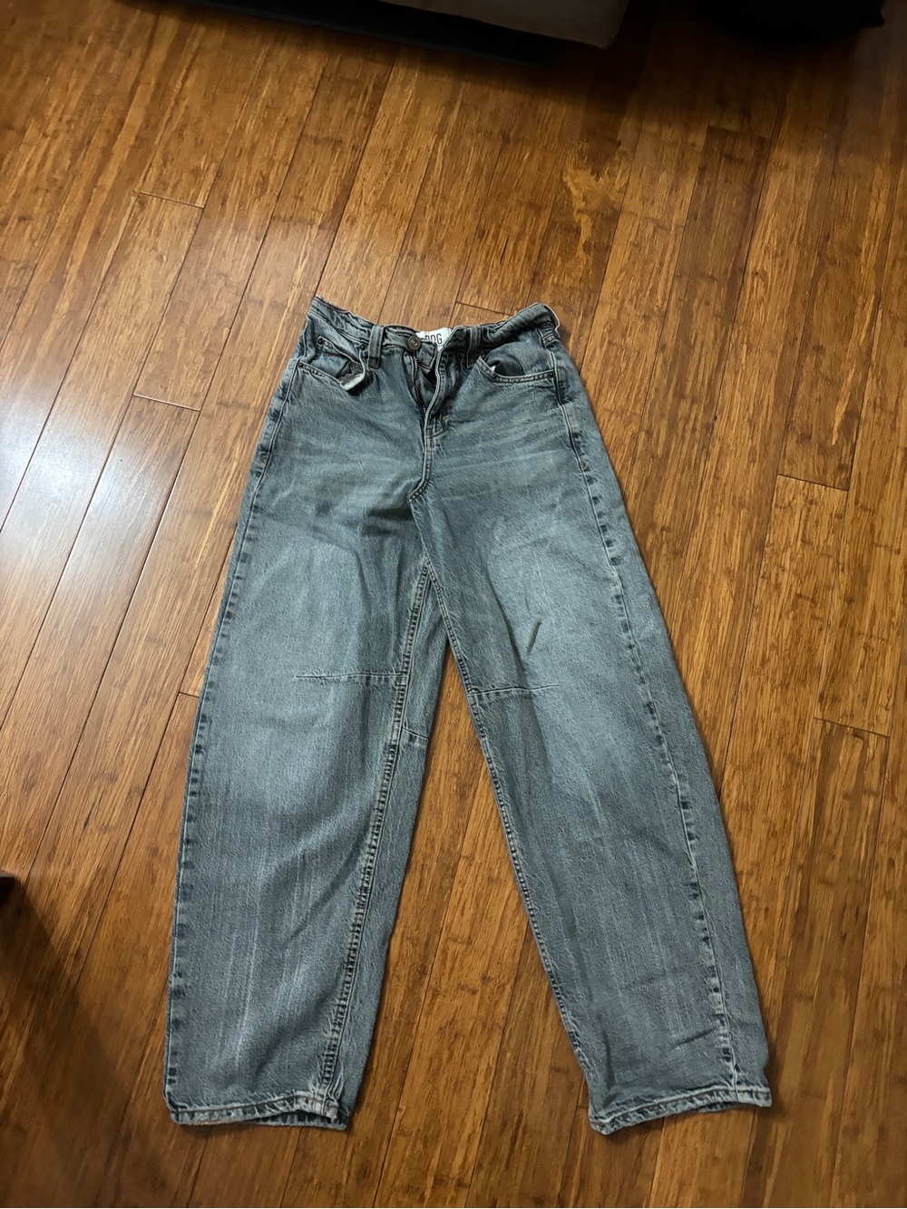 BDG Gray Boyfriend Jeans